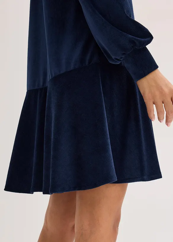 Korte jurk van corduroy, bonprix