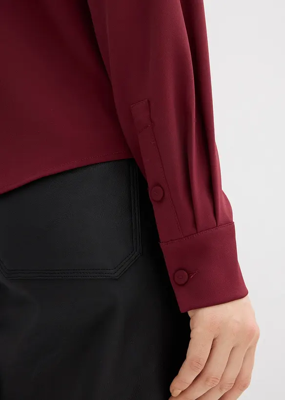 Licht glanzende shirtblouse, bonprix