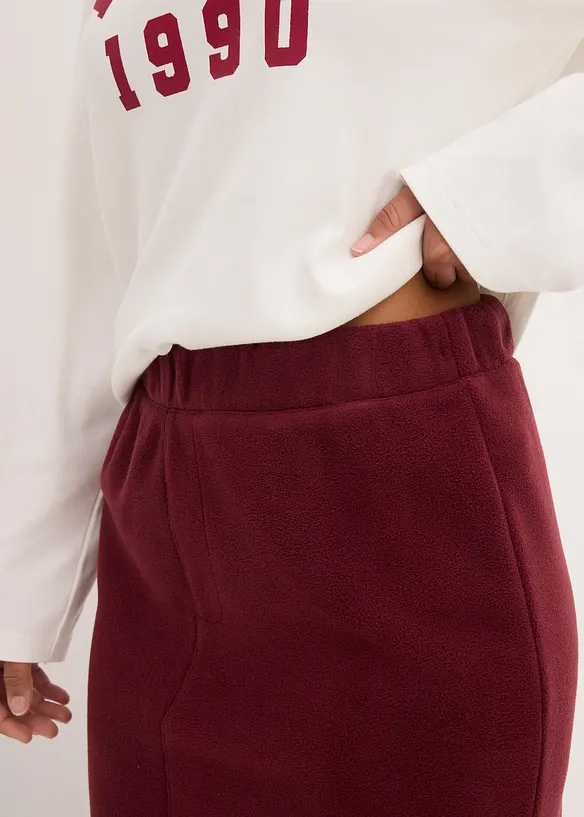 Midirok van polar fleece, bonprix