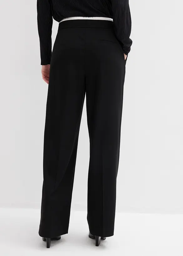 Wijde broek in een viscosemix, bonprix
