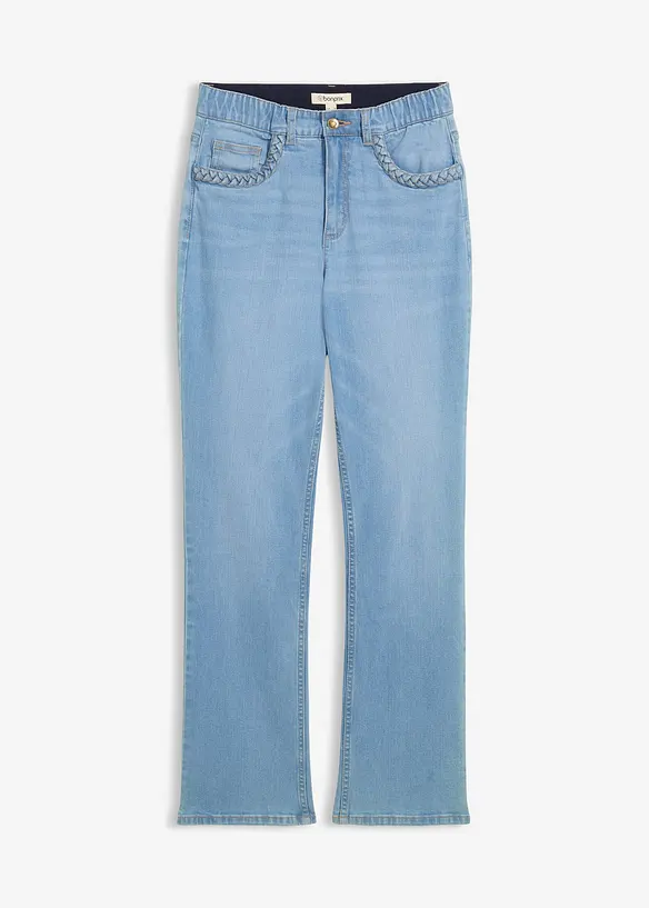 Straight jeans high waist met zakdetails, bonprix