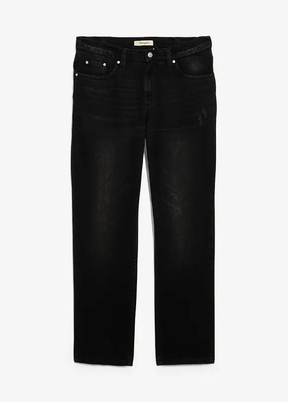 Regular fit jeans van puur katoen met een comfortband, straight, bonprix