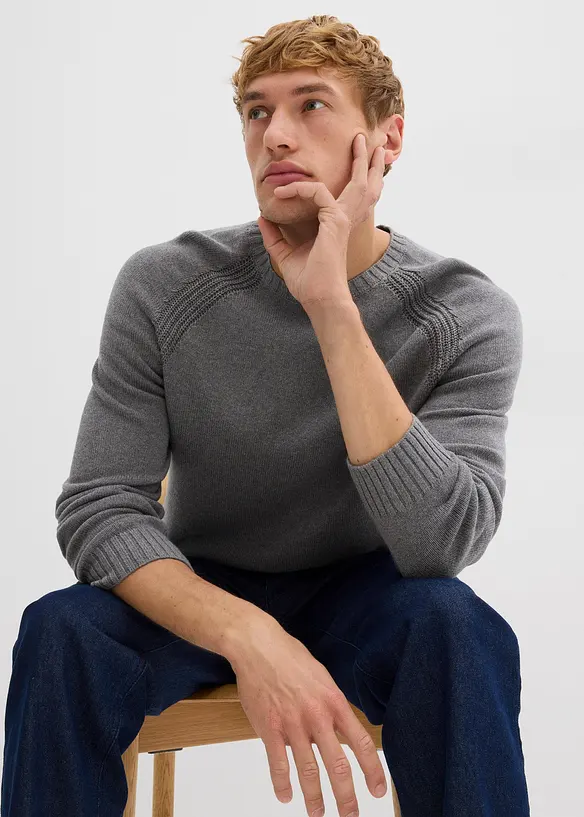 Fijngebreide trui, bonprix