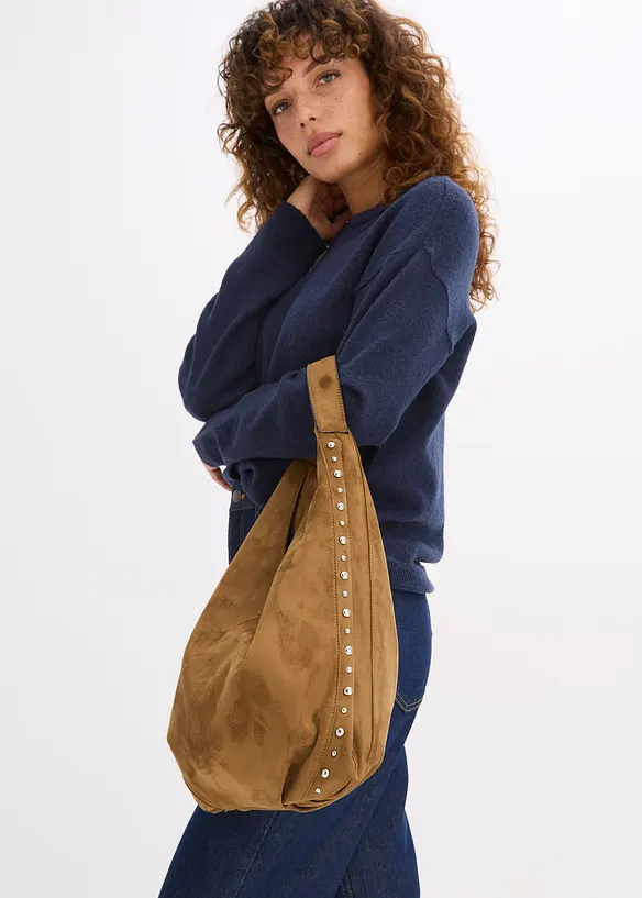 Shopper met studs, bonprix