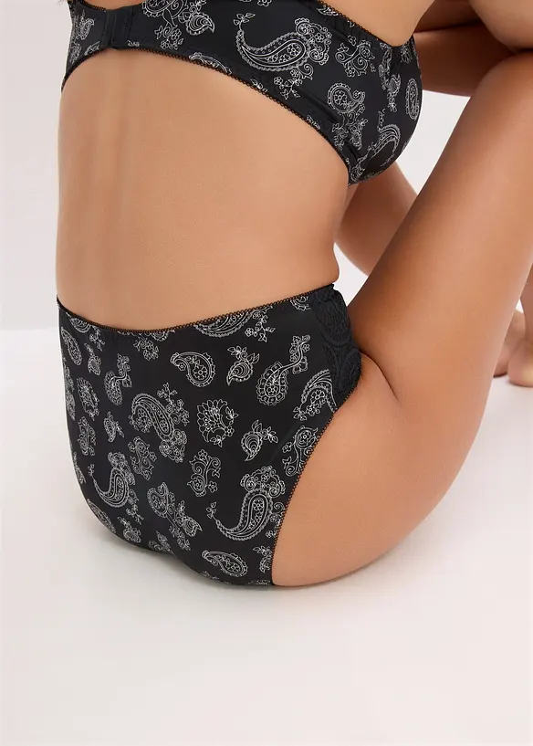 Maxislip met sierlijk kant (set van 2), bonprix