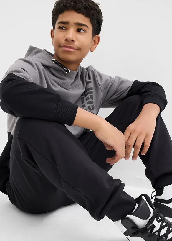 Joggingbroek van een zachte katoenmix (set van 2), bonprix