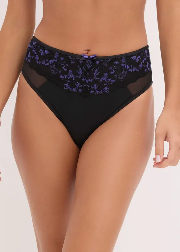 Maxislip met sierlijk kant, bonprix