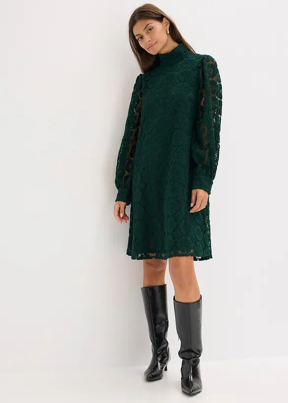 Kanten mini jurk, bonprix