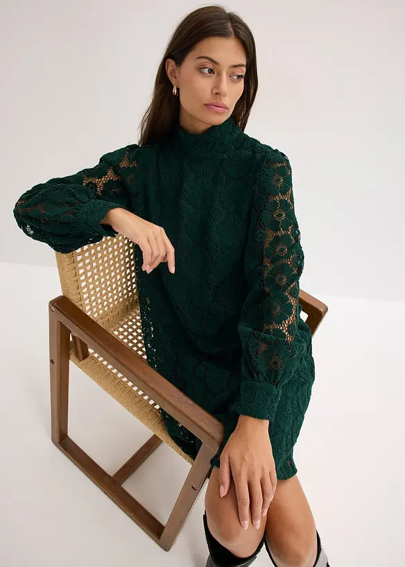 Kanten mini jurk, bonprix