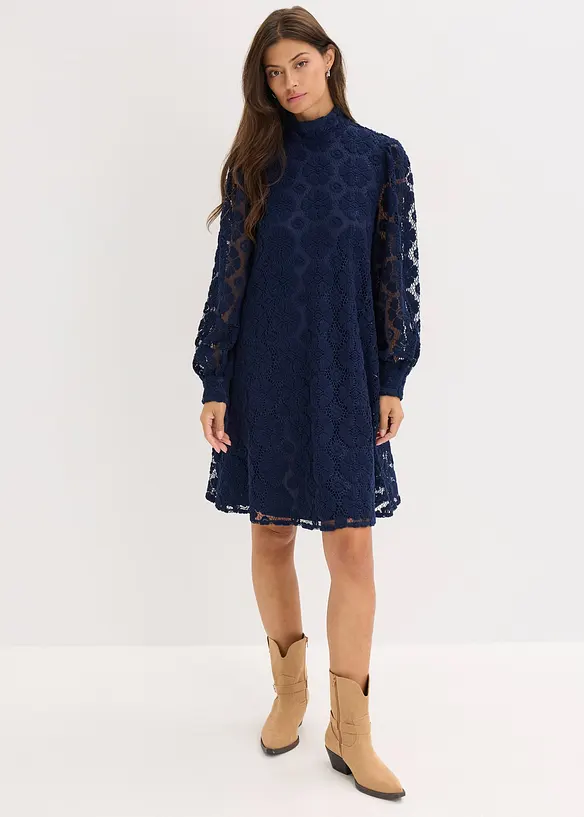 Kanten mini jurk, bonprix