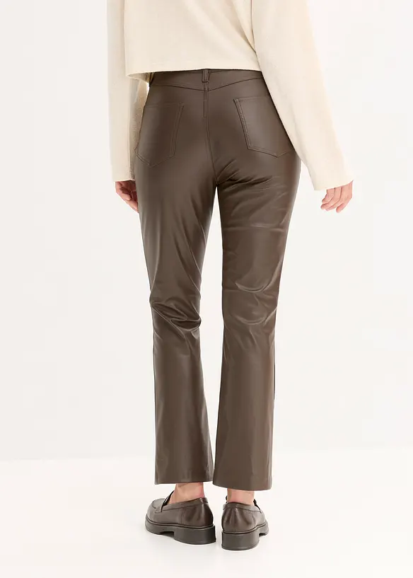 Imitatieleren broek, bonprix