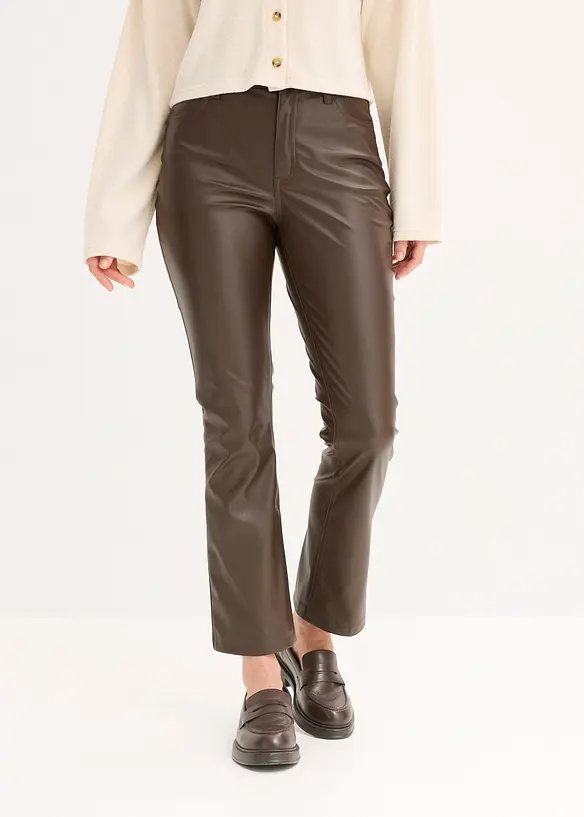 Imitatieleren broek, bonprix