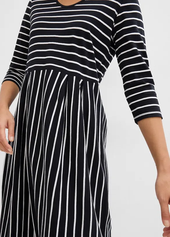Midi jurk van katoenen jersey, bonprix