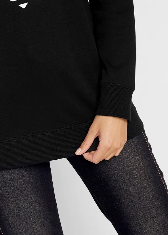 Katoenen longsleeve met print, bonprix