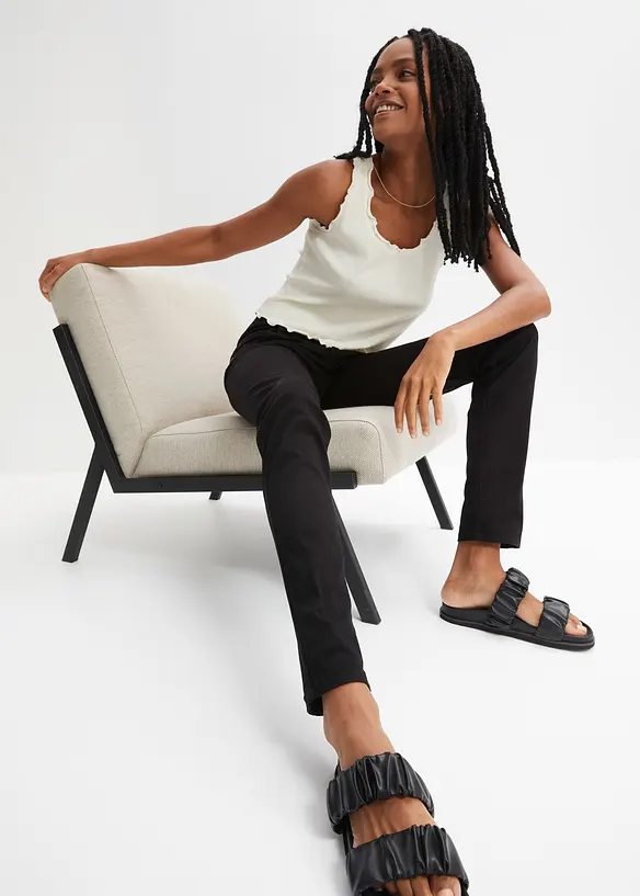 Stretch twill broek, bonprix