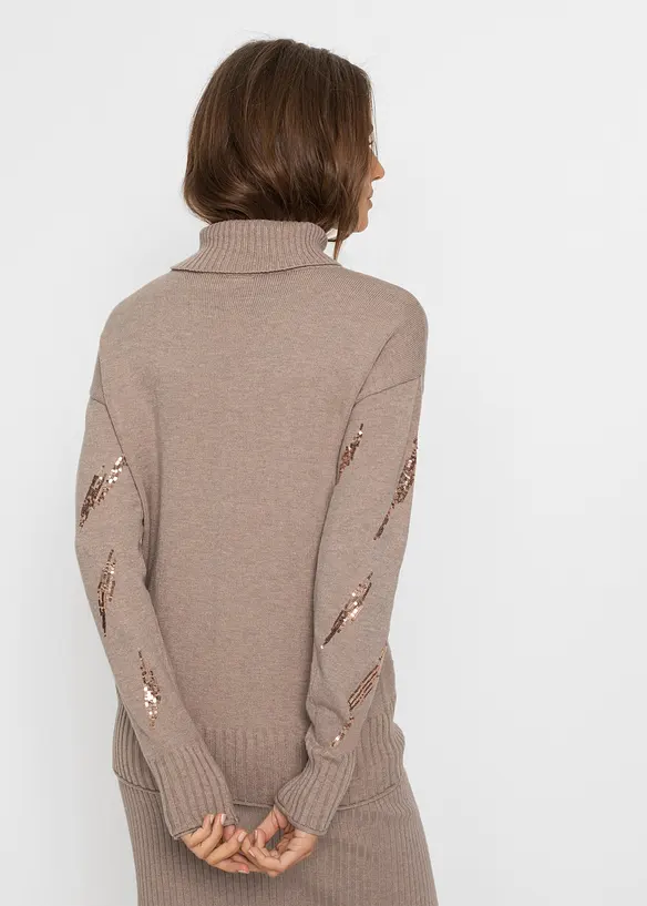 Oversized trui in een zachte viscosemix, bonprix