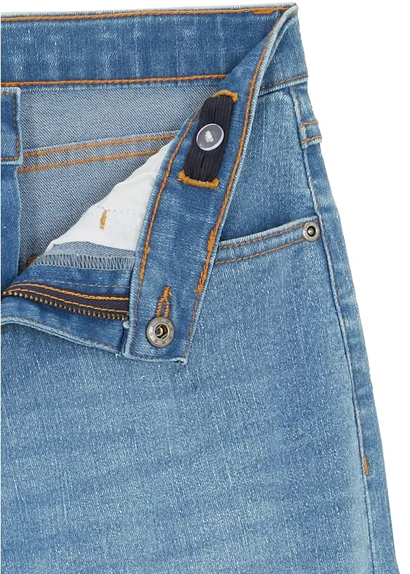 Wide leg mid waist jeans, bonprix