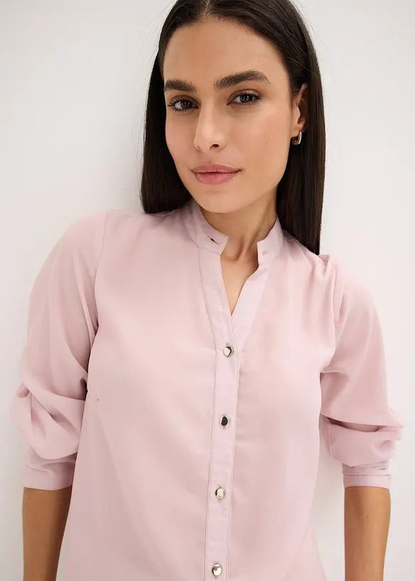 Chiffonblouse met afneembare strik, bonprix