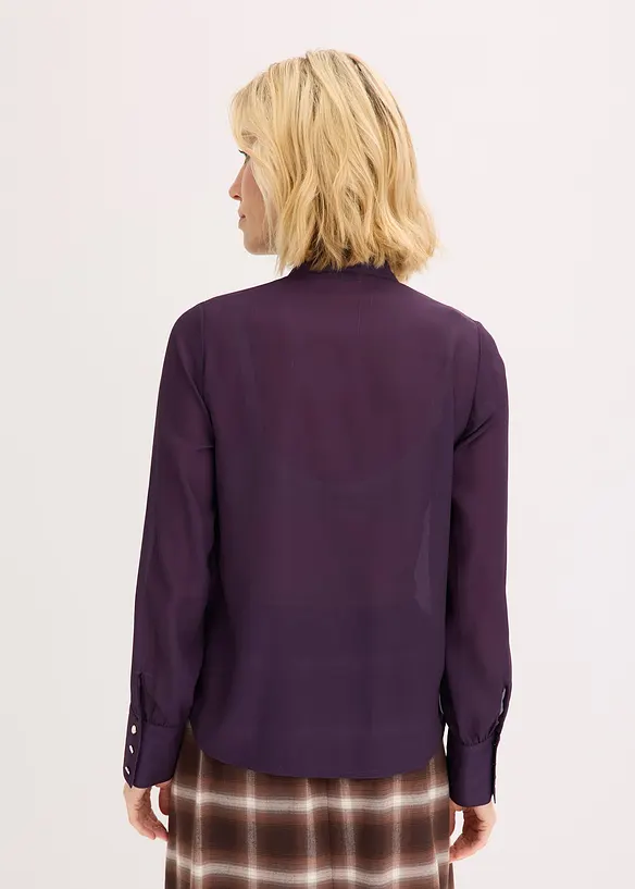 Chiffonblouse met afneembare strik, bonprix