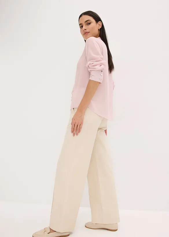 Chiffonblouse met afneembare strik, bonprix