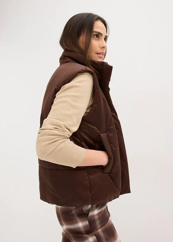 Bodywarmer met lichte glans, bonprix