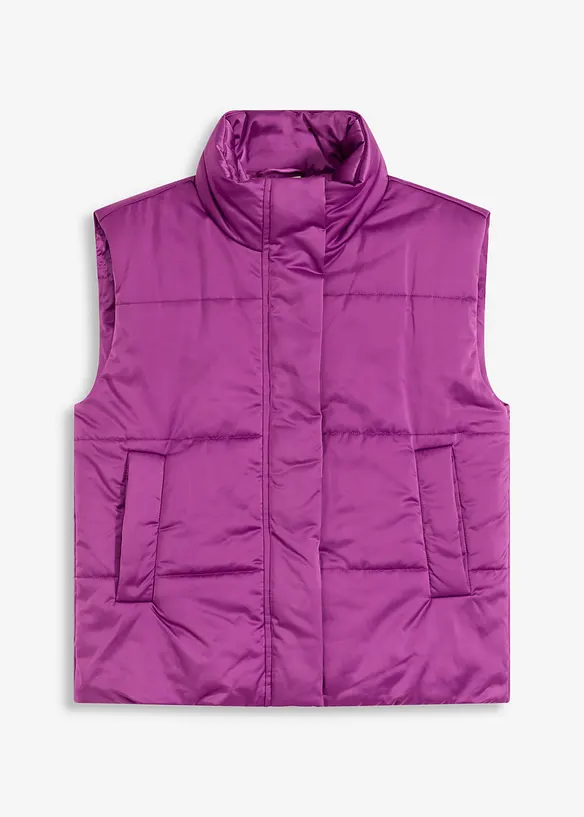 Bodywarmer met lichte glans, bonprix