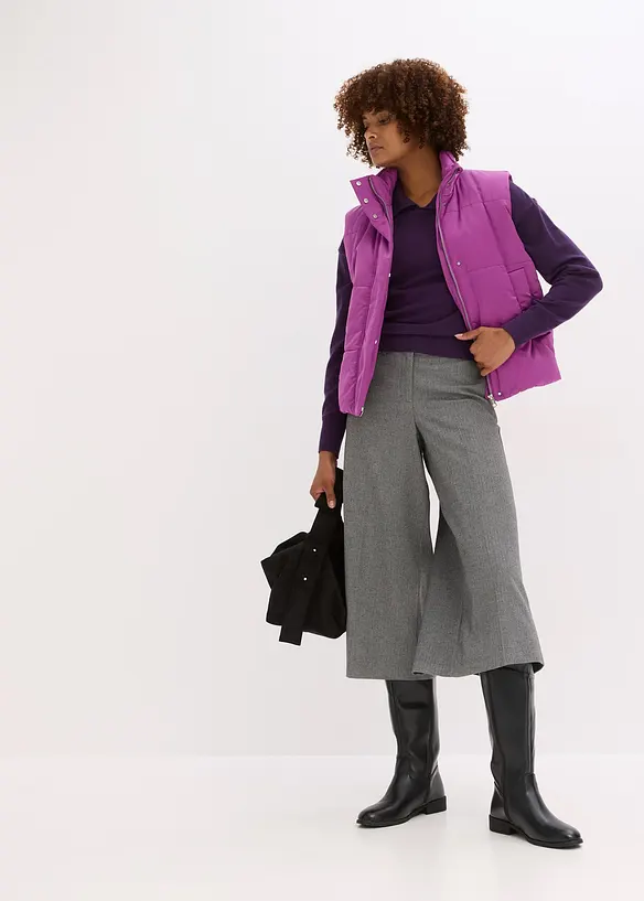 Bodywarmer met lichte glans, bonprix