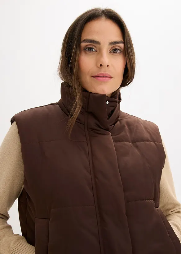 Bodywarmer met lichte glans, bonprix