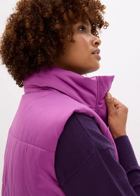 Bodywarmer met lichte glans, bonprix