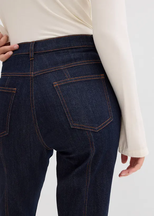Stretch mom jeans, high waist, bonprix