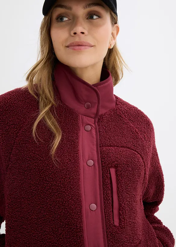 3-in-1 zwangerschapsjas/voedingsjas van teddyfleece, bonprix