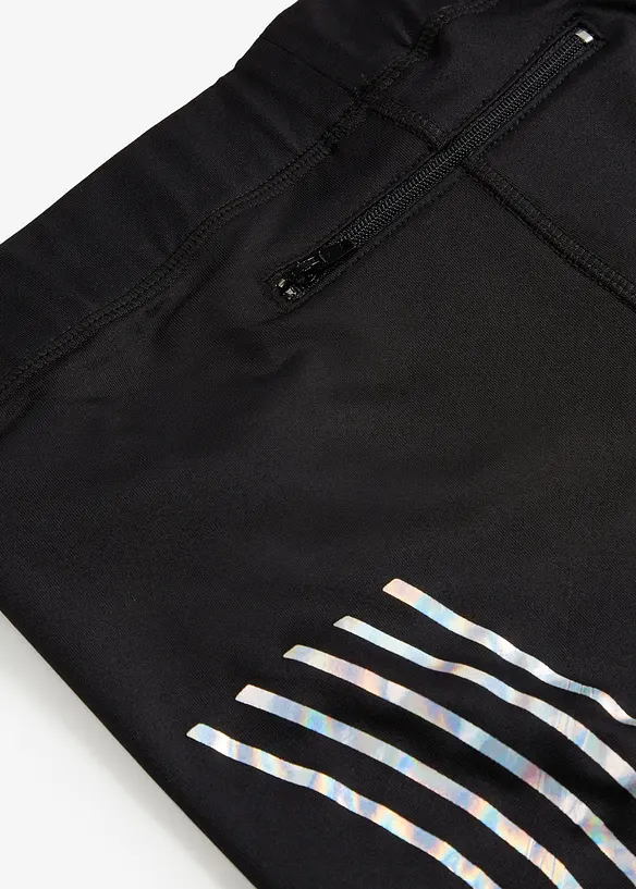 Thermo legging met reflecterende details, cropped, bonprix