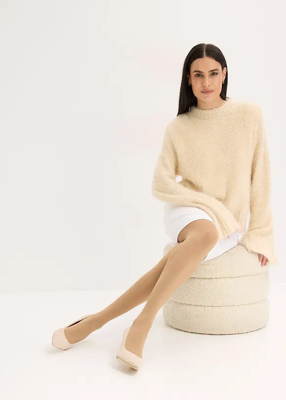 Corrigerende maillot met push-up effect 80 den, bonprix