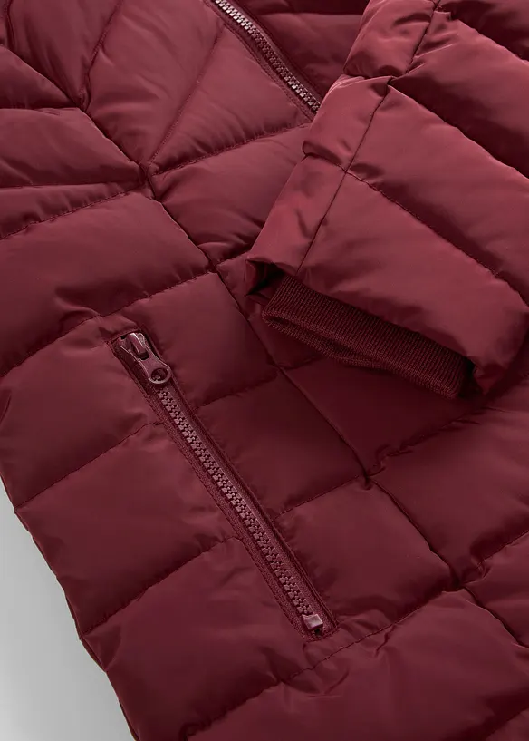Lichte, gewatteerde jas met afneembare capuchon, bonprix