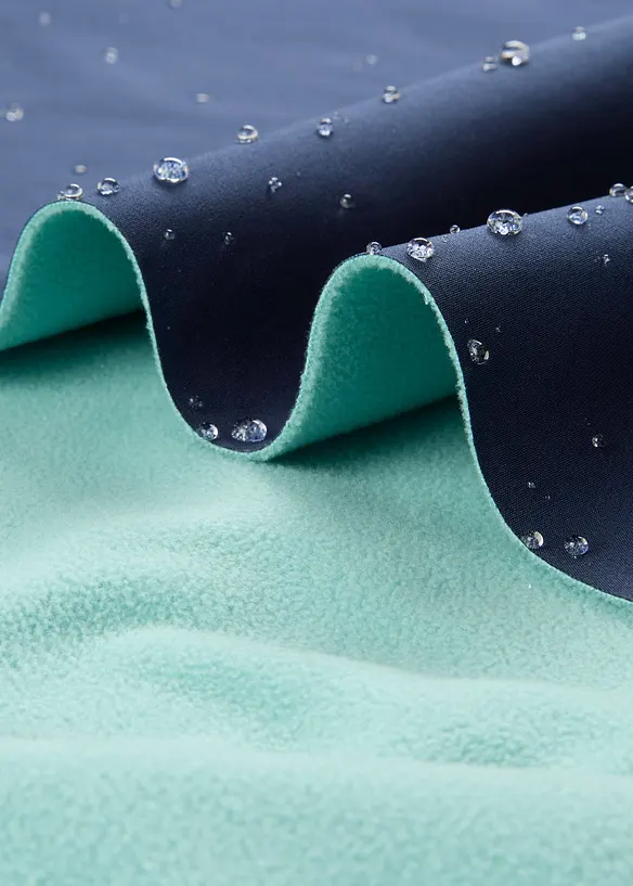 Waterafstotende softshell jas met capuchon, bonprix