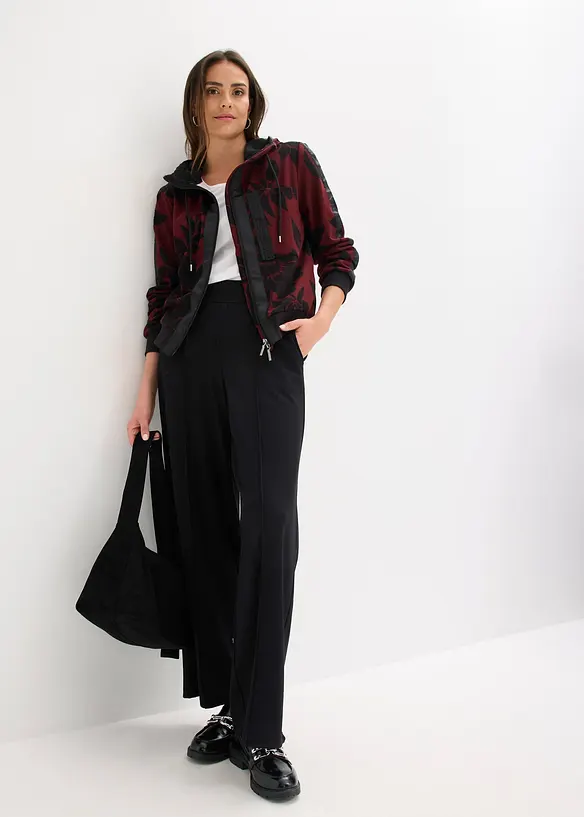 Sweatvest met katoen, bonprix