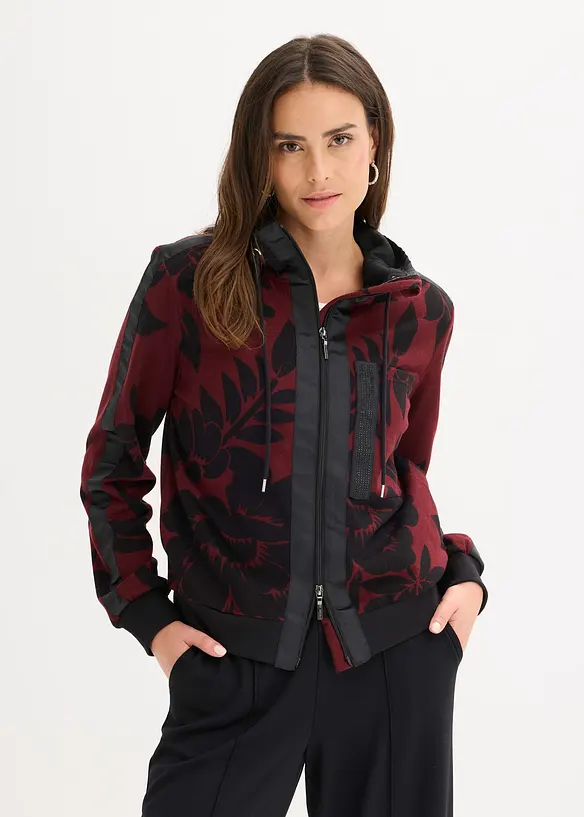 Sweatvest met katoen, bonprix