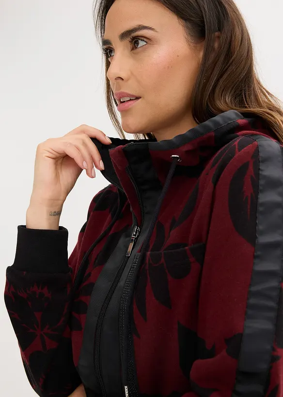 Sweatvest met katoen, bonprix