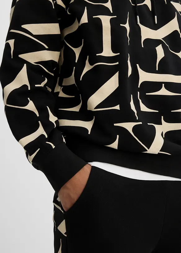 Hoodie van biologisch katoen, loose fit, bonprix