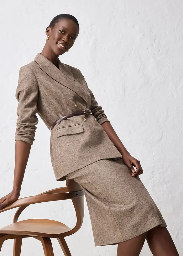 Blazer met wol, bonprix
