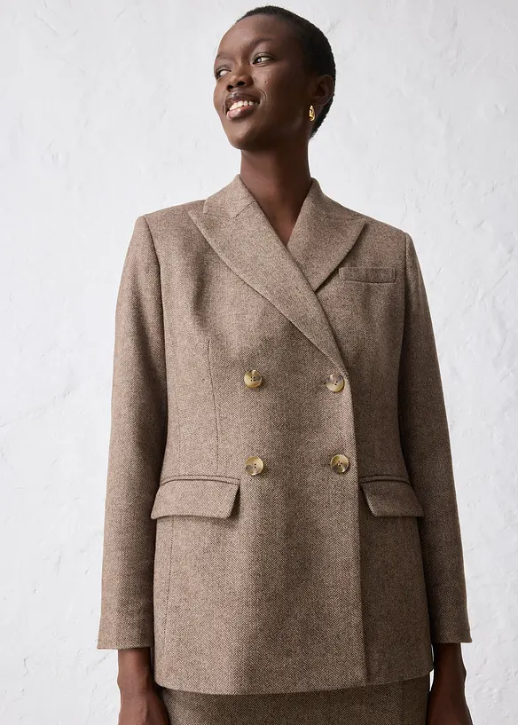 Blazer met wol, bonprix