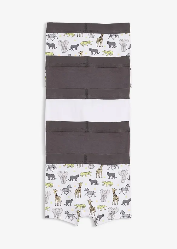 Boxershort met biologisch katoen (set van 5), bonprix