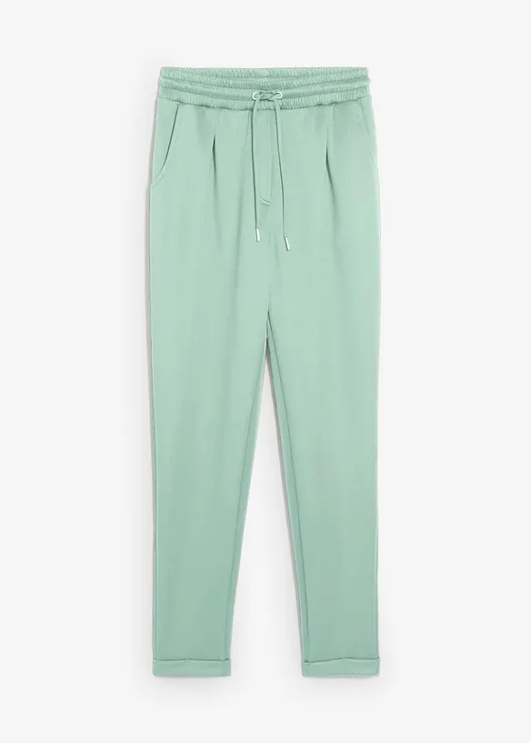 Chino broek van scuba, bonprix