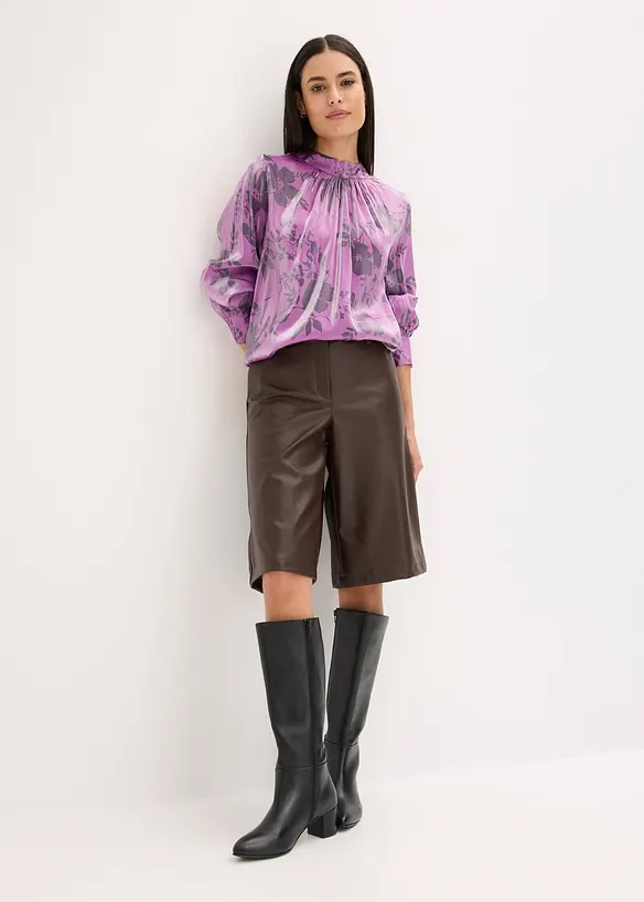 Satijnen tuniek met viscose, bonprix