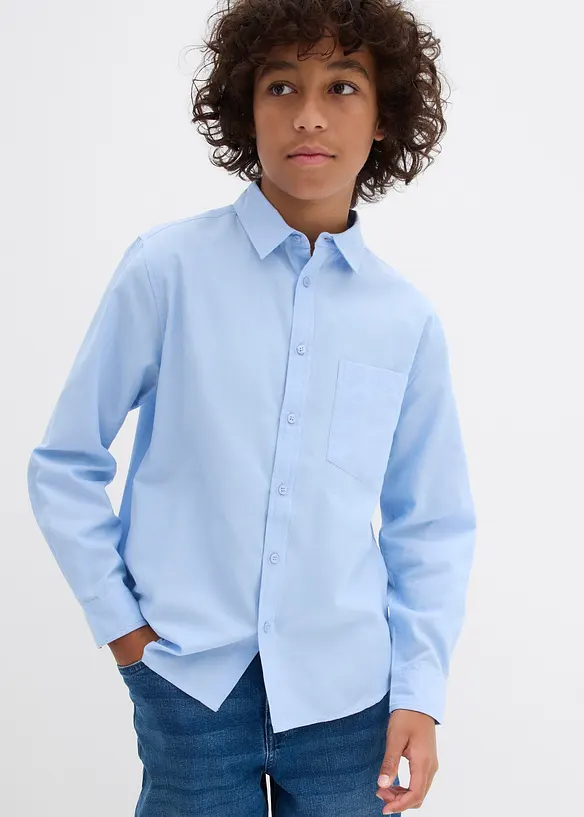 Oxford overhemd met lange mouwen, bonprix