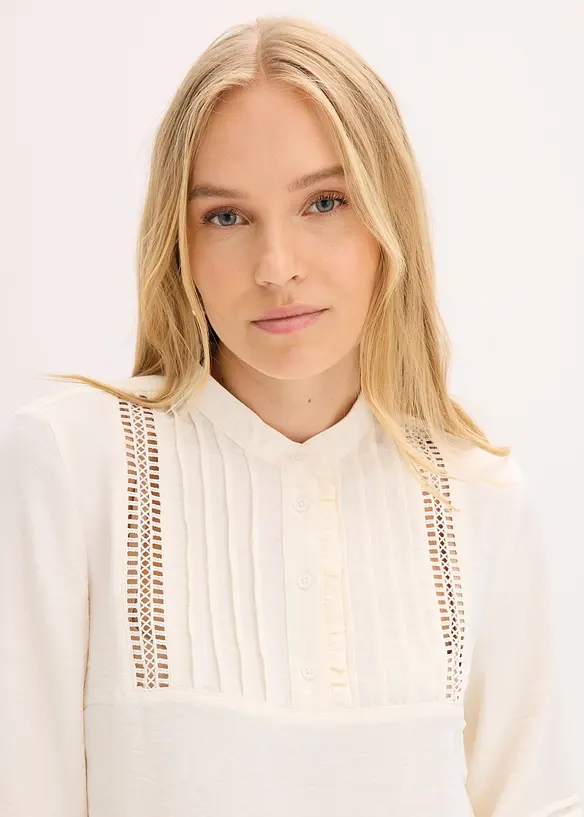 Oversized blouse met versieringen, bonprix