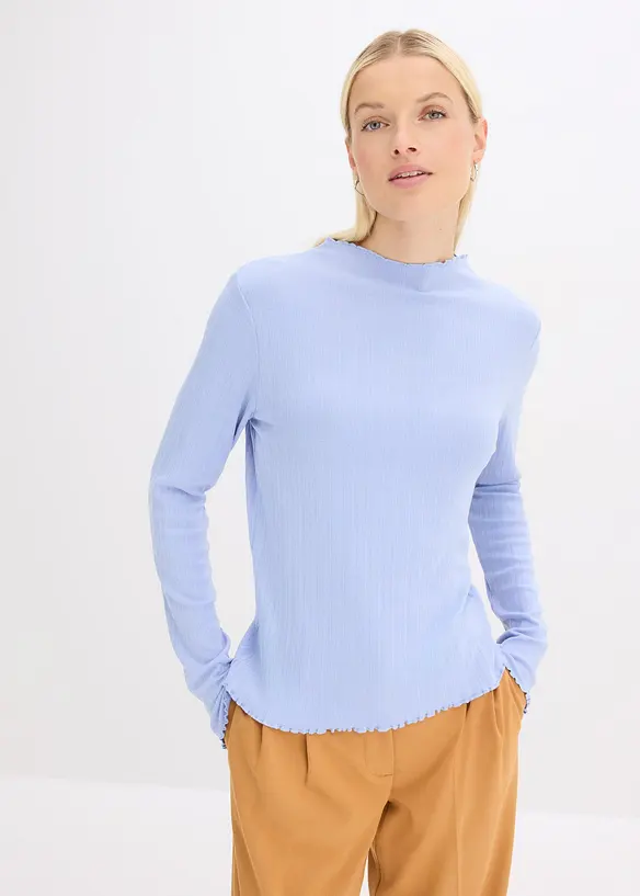 Accentuerend geribd shirt, bonprix