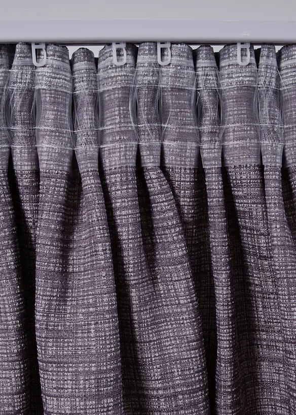 Verduisterend gordijn met een gemêleerde structuur (1 stuk), bonprix