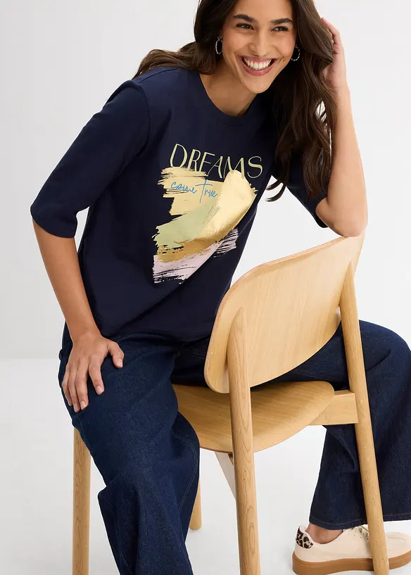 T-shirt van puur biologisch katoen, bonprix