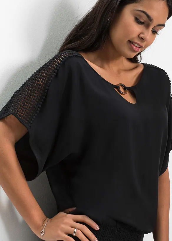 Blouse van viscose, bonprix
